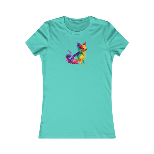 Rainbow Chihuahua T-shirt,Pride Shirt,Dog Lover Top,Rainbow Animals,LGBTQ+ Tee, Chihuahua Owner,Women's Favorite Tee
