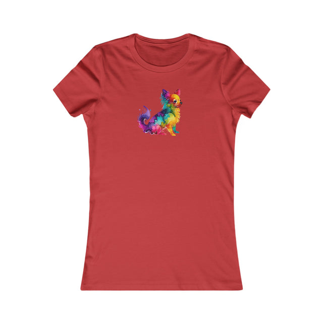 Rainbow Chihuahua T-shirt,Pride Shirt,Dog Lover Top,Rainbow Animals,LGBTQ+ Tee, Chihuahua Owner,Women's Favorite Tee