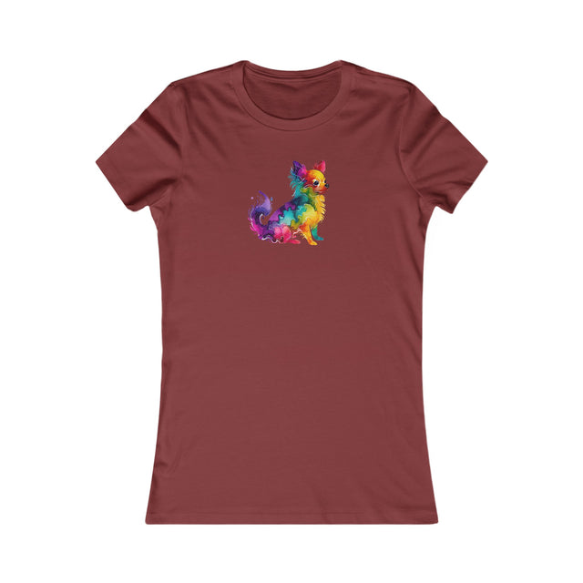 Rainbow Chihuahua T-shirt,Pride Shirt,Dog Lover Top,Rainbow Animals,LGBTQ+ Tee, Chihuahua Owner,Women's Favorite Tee