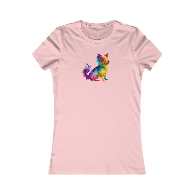 Rainbow Chihuahua T-shirt,Pride Shirt,Dog Lover Top,Rainbow Animals,LGBTQ+ Tee, Chihuahua Owner,Women's Favorite Tee