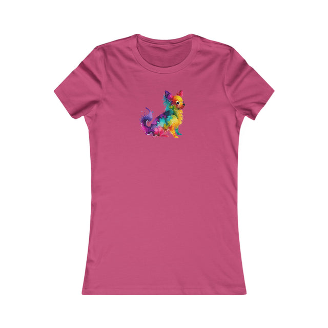 Rainbow Chihuahua T-shirt,Pride Shirt,Dog Lover Top,Rainbow Animals,LGBTQ+ Tee, Chihuahua Owner,Women's Favorite Tee