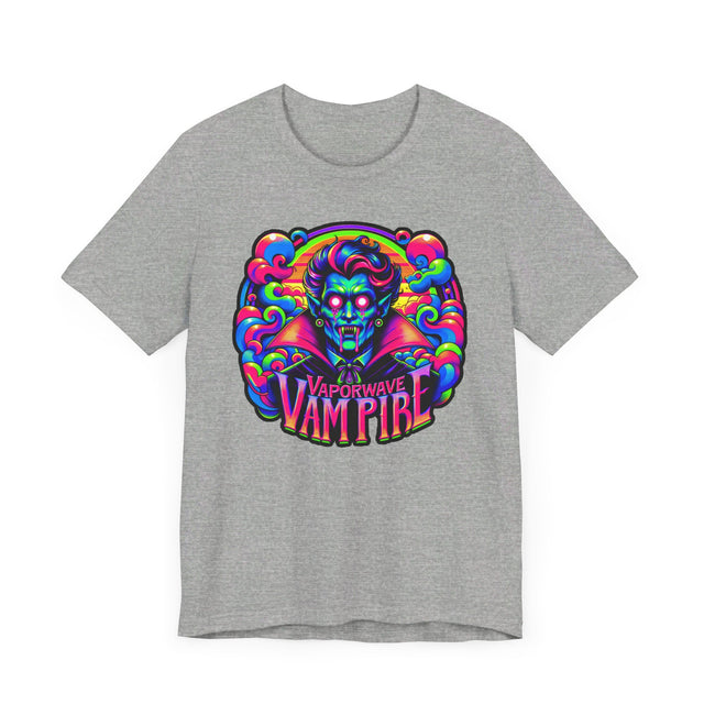 Vaporwave Vampire T-shirt, Halloween Tee, Neon Goth