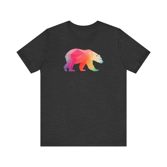 Rainbow Polar Bear T-shirt,Pride Shirt, Pride Parade Top, Rainbow Animals,LGBTQ+ Tee, Nonbinary, Gay, Lesbian, Bisexual, Trans, BGLT, LBGT, Enby, Pansexual