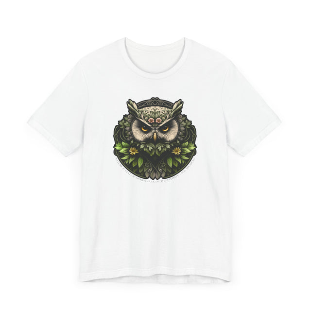 Owl Nature is Full of Genius T-shirt, H.D. Thoreau Shirt