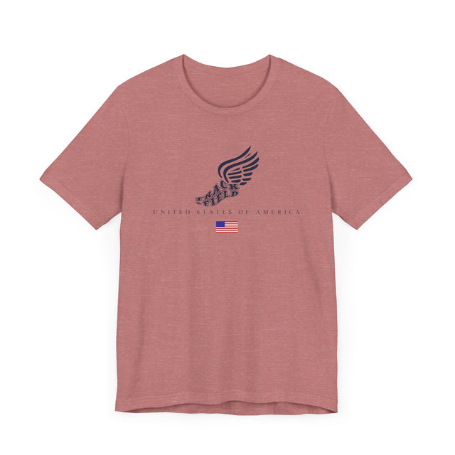 Track & Field Shirt-Sprinter Shirt-Runner Shirt-Track and Field USA Shirt-American Athlete Shirt-Support USA-USA Athlete