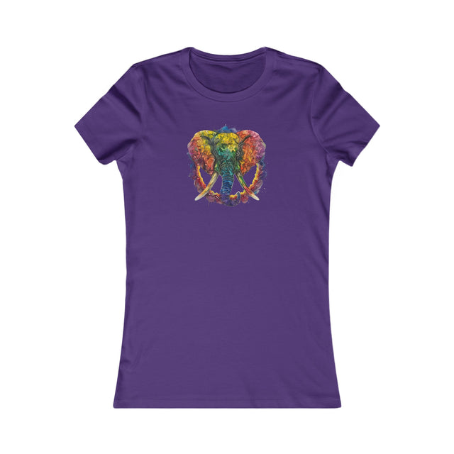 Rainbow Elephant Peace Mandala T-shirt,Pride Shirt,Elephant Lover Top,Rainbow Animals,LGBTQ+ Tee,Queer,Gay,Lesbian,Bisexual,Trans,Women's Favorite Tee