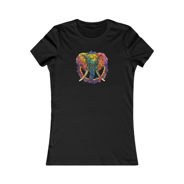 Rainbow Elephant Peace Mandala T-shirt,Pride Shirt,Elephant Lover Top,Rainbow Animals,LGBTQ+ Tee,Queer,Gay,Lesbian,Bisexual,Trans,Women's Favorite Tee