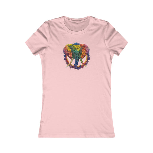 Rainbow Elephant Peace Mandala T-shirt,Pride Shirt,Elephant Lover Top,Rainbow Animals,LGBTQ+ Tee,Queer,Gay,Lesbian,Bisexual,Trans,Women's Favorite Tee
