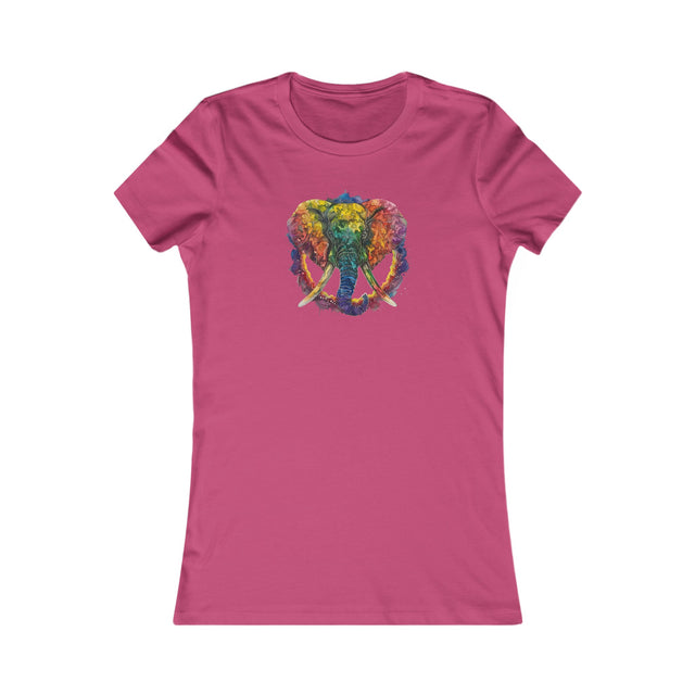 Rainbow Elephant Peace Mandala T-shirt,Pride Shirt,Elephant Lover Top,Rainbow Animals,LGBTQ+ Tee,Queer,Gay,Lesbian,Bisexual,Trans,Women's Favorite Tee
