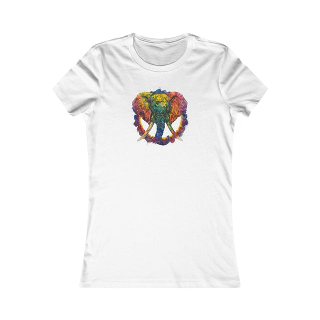 Rainbow Elephant Peace Mandala T-shirt,Pride Shirt,Elephant Lover Top,Rainbow Animals,LGBTQ+ Tee,Queer,Gay,Lesbian,Bisexual,Trans,Women's Favorite Tee