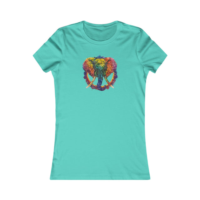 Rainbow Elephant Peace Mandala T-shirt,Pride Shirt,Elephant Lover Top,Rainbow Animals,LGBTQ+ Tee,Queer,Gay,Lesbian,Bisexual,Trans,Women's Favorite Tee