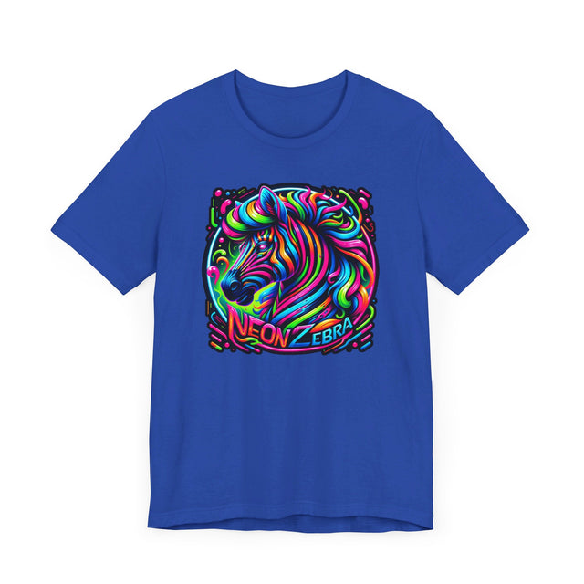 Neon Zebra T-shirt, Zebra Tee