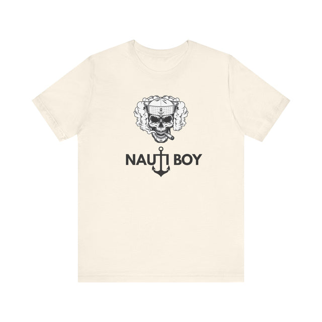 Nauti Boy Tshirt, Nautical Tshirt, Boating Tshirt-Captain Tshirt, Pirate Tshirt, Rebel Tshirt, Father's Day gift, Cigar Tshirt, Skull Tshirt