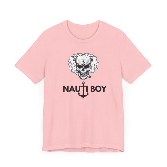 Nauti Boy Tshirt, Nautical Tshirt, Boating Tshirt-Captain Tshirt, Pirate Tshirt, Rebel Tshirt, Father's Day gift, Cigar Tshirt, Skull Tshirt