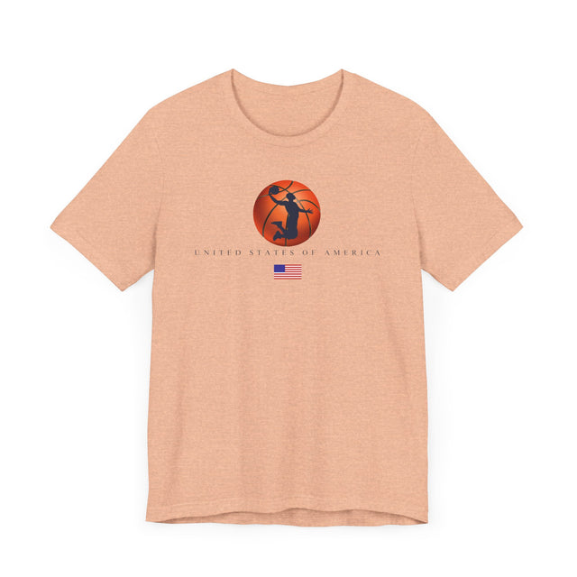 Basketball USA Shirt-Basketball Shirt-Support USA Shirt-Basketball Gift-Basketball Coach Gift-Basketball Player Gift