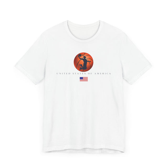 Basketball USA Shirt-Basketball Shirt-Support USA Shirt-Basketball Gift-Basketball Coach Gift-Basketball Player Gift