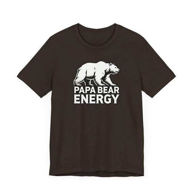 Papa Bear Energy T-shirt, Animal Lover T shirt, Big Bear