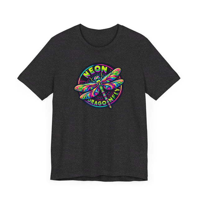 Neon Dragonfly T-shirt, Insect Lover Top