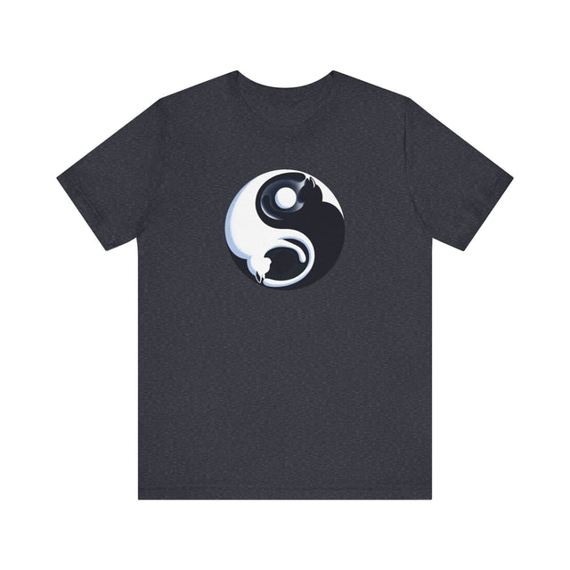 Yin Yang Cat shirt, Spiritual, Meditation, Black & White Cats, Cute Cat Top, Cat Lover Tee, Cat Owner gift, Cat Mom Gift, Cat Dad, Vet Gift