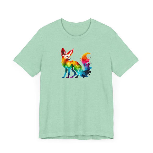 Rainbow Fennec Fox,Vixen lover,Foxy tee,Pride Shirt,Rainbow,Pride Parade T shirt,LGBTQ+ Ally Tee