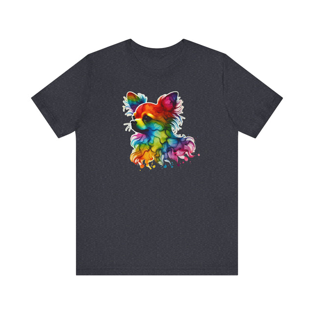 Rainbow Chihuahua Head T-shirt,Pride Shirt,Dog Lover Top,Rainbow Animals,LGBTQ+ Tee, Chihuahua Owner