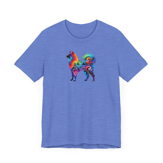 Rainbow Akita T-shirt,Pride Shirt,Dog Lover Top,Rainbow Animals,LGBTQ+ Tee, Akita Owner gift