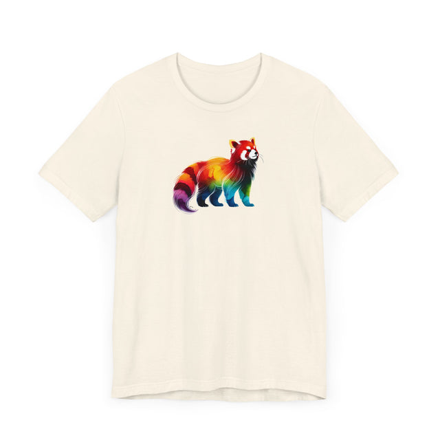 Rainbow Red Panda Alcohol Ink T-shirt, Pride Shirt,Animal Lover T shirt, LGBTQ+, BGLT