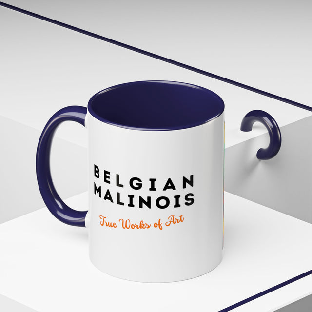 Belgian Malinois Coffee Cup,4-Panel Pop Art Mug,Belgian Malinois Lover,Mal Mom,Mali Dad,Dog Lover Gift,Belgian Malinois Gift