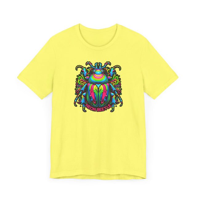 Neon Beetle T-shirt, Insect Lover Top