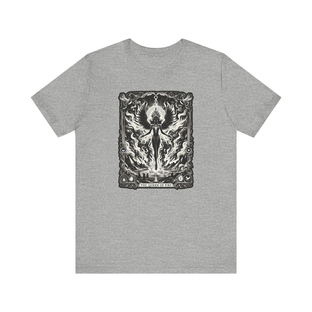 Queen of Fire,Tarot card shirt,Mothers Day Gift,Tarot Reader Gift,Witchy Shirt,Mystical Cards Tee,Celestial Astrology,Gift for her,Mom Gift