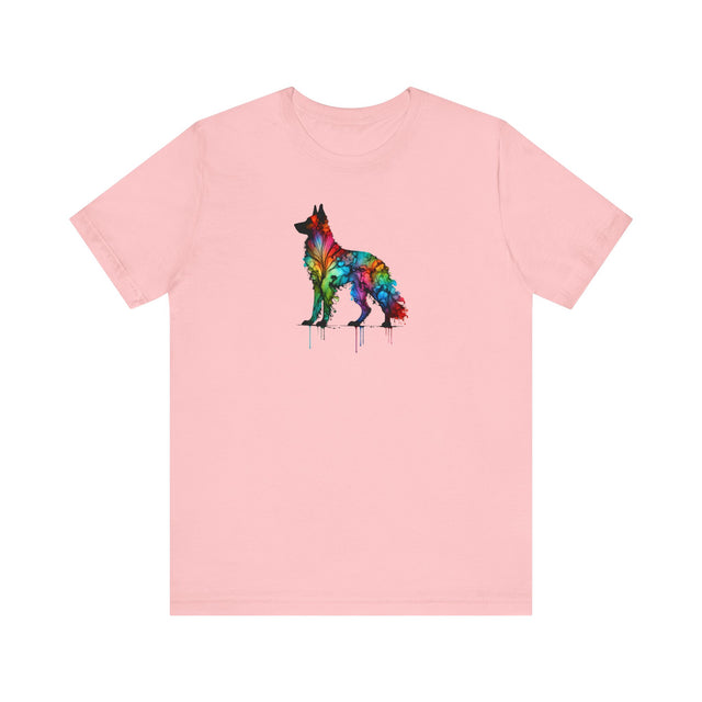 Rainbow German Shepherd Dog T-shirt,Pride Shirt,Dog Lover Top,Rainbow Animals,LGBTQ+ Tee,Frenchie Owner