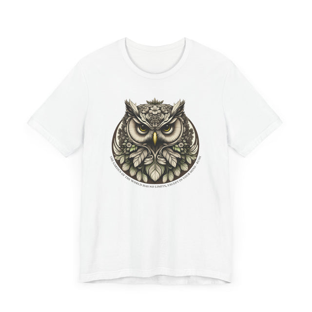 Owl Garden of the World T-shirt, Rumi Shirt