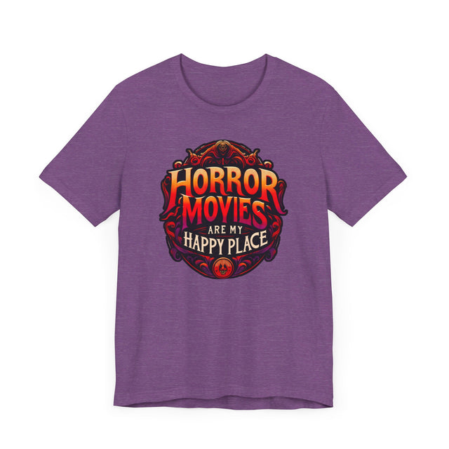 Horror Movies Are My Happy Place T-shirt, Halloween Shirt