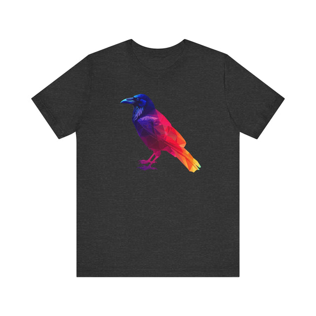 Rainbow Raven T-shirt,Pride Shirt, Pride Parade Top, Rainbow Animals,LGBTQ+ Tee, Nonbinary, Gay, Lesbian, Bisexual, Trans, BGLT, LBGT, Enby, Pansexual