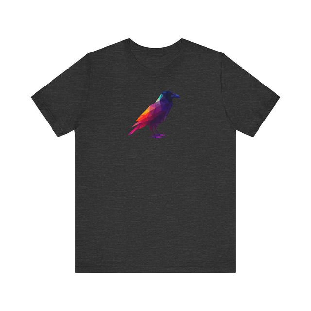 Rainbow Raven T-shirt,Pride Shirt, Bird Lover Top, Rainbow Animals,LGBTQ+ Tee