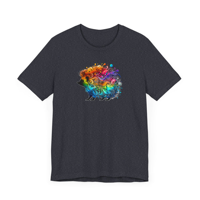 Rainbow Hedgehog Alcohol Ink T-shirt, Hedgie Lover,Pride Shirt,Animal Lover T shirt, LGBTQ+, BGLT