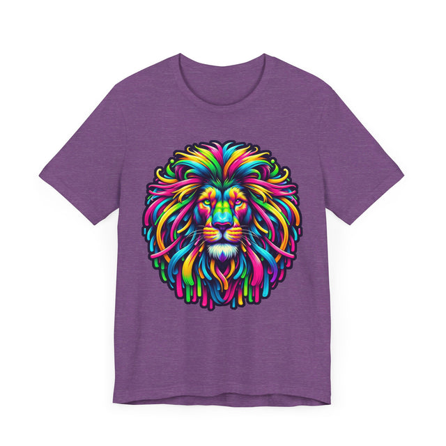 Neon Lion T-shirt, Lion Tee, Big Cat Lover