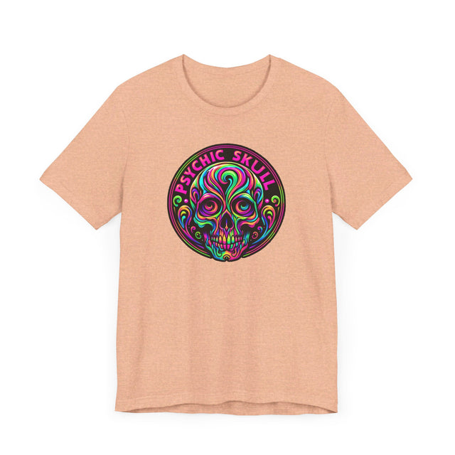 Psychic Skull T-shirt, Halloween Tee, Neon Goth