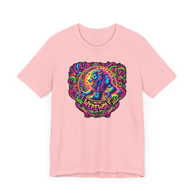 Neon Werewolf T-shirt, Halloween Tee, Neon Goth
