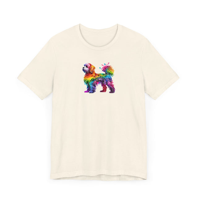 Rainbow Maltese T-shirt,Pride Shirt,Dog Lover Top,Rainbow Animals,LGBTQ+ Tee, Maltese gift, Maltese Owner