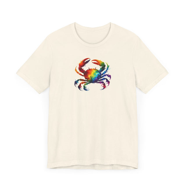 Rainbow Crab Alcohol Ink,Sea life lover,Ocean Life,Nautical,Pride Shirt,LGBTQ+ Tee