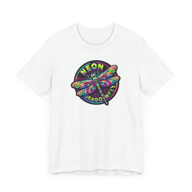 Neon Dragonfly T-shirt, Insect Lover Top