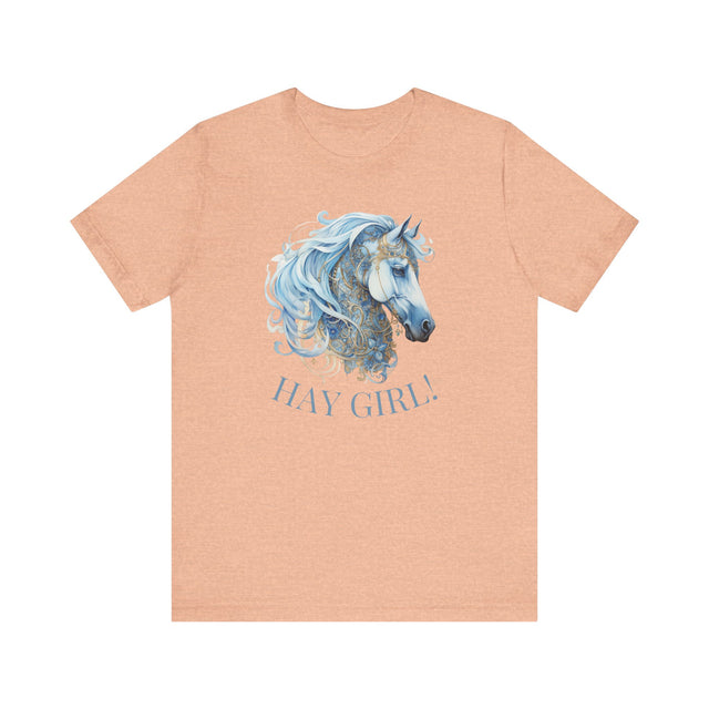 Hay Girl! Funny Horse Shirt, Horse lover gift, horse lover shirt, Equestrian shirt, Equestrian gift, Barn stables shirt, horse graphic tee