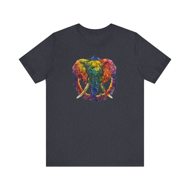 Rainbow Elephant Peace Mandala T-shirt,Pride Shirt,Elephant Lover Top,Rainbow Animals,LGBTQ+ Tee,Queer,Gay,Lesbian,Bisexual,Trans,BGLT,LBGT