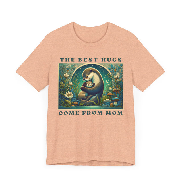 Otter T-shirt,Mothers Day Gift,Cute Mama Tee,Mom Life,Baby Shower Gift,Mama and Baby Shirt,New Mom Gift,Mom Hug Shirt,Gift For Wife,Mom Love