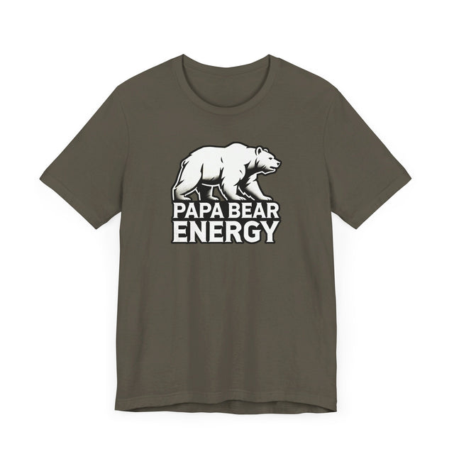 Papa Bear Energy T-shirt, Animal Lover T shirt, Big Bear