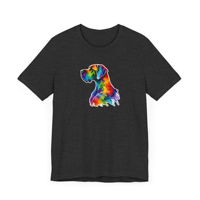 Rainbow Great Dane Head T-shirt,Pride Shirt,Dog Lover Top,Rainbow Animals,LGBTQ+ Tee, Dane owner, Great Dane gift