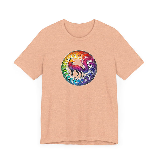 Rainbow Fox Spiral,Vixen lover,Foxy tee,Pride Shirt,Rainbow,Pride Parade T shirt,LGBTQ+ Ally Tee