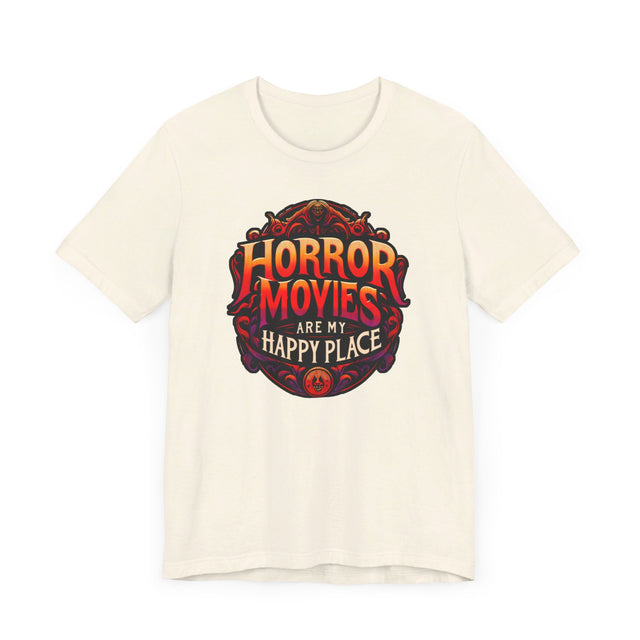 Horror Movies Are My Happy Place T-shirt, Halloween Shirt