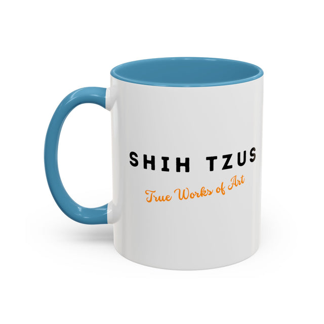 Shih Tzus Coffee Cup,4-Panel Pop Art Mug,Shih Tzu Lover,Shih Tzu Mom,Shih Tzu Dad,Dog Lover Gift,Shih Tzu Gift